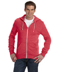 Alternative Men's 6.4 oz. Rocky Zip Hoodie AA9590  ECO TRUE RED 