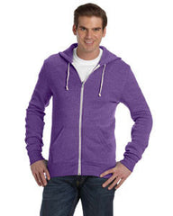 Alternative Men's 6.4 oz. Rocky Zip Hoodie AA9590  ECO TRUE PURPLE 